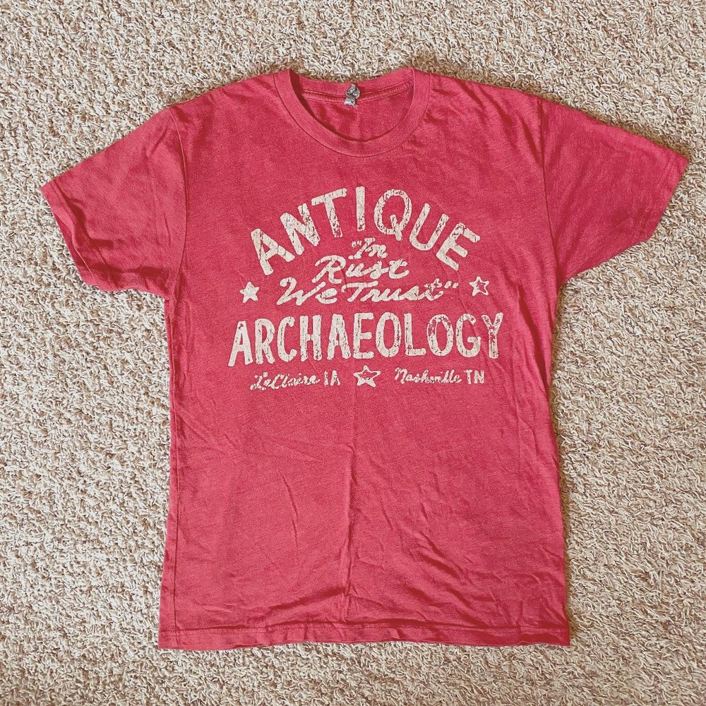 Antique Archaeology In Rust We Trust Unisex Size Medium Tee